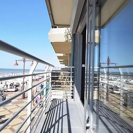 On Belgian Coast With Sea View De Haan