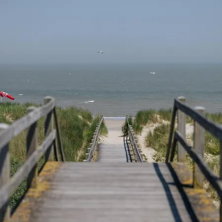 On Belgian Coast With Sea View De Haan