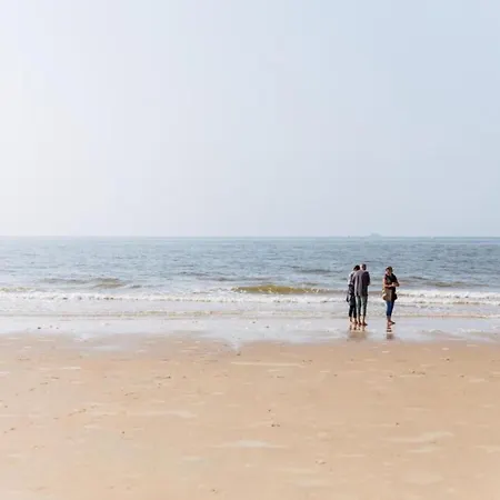 On Belgian Coast With Sea View De Haan